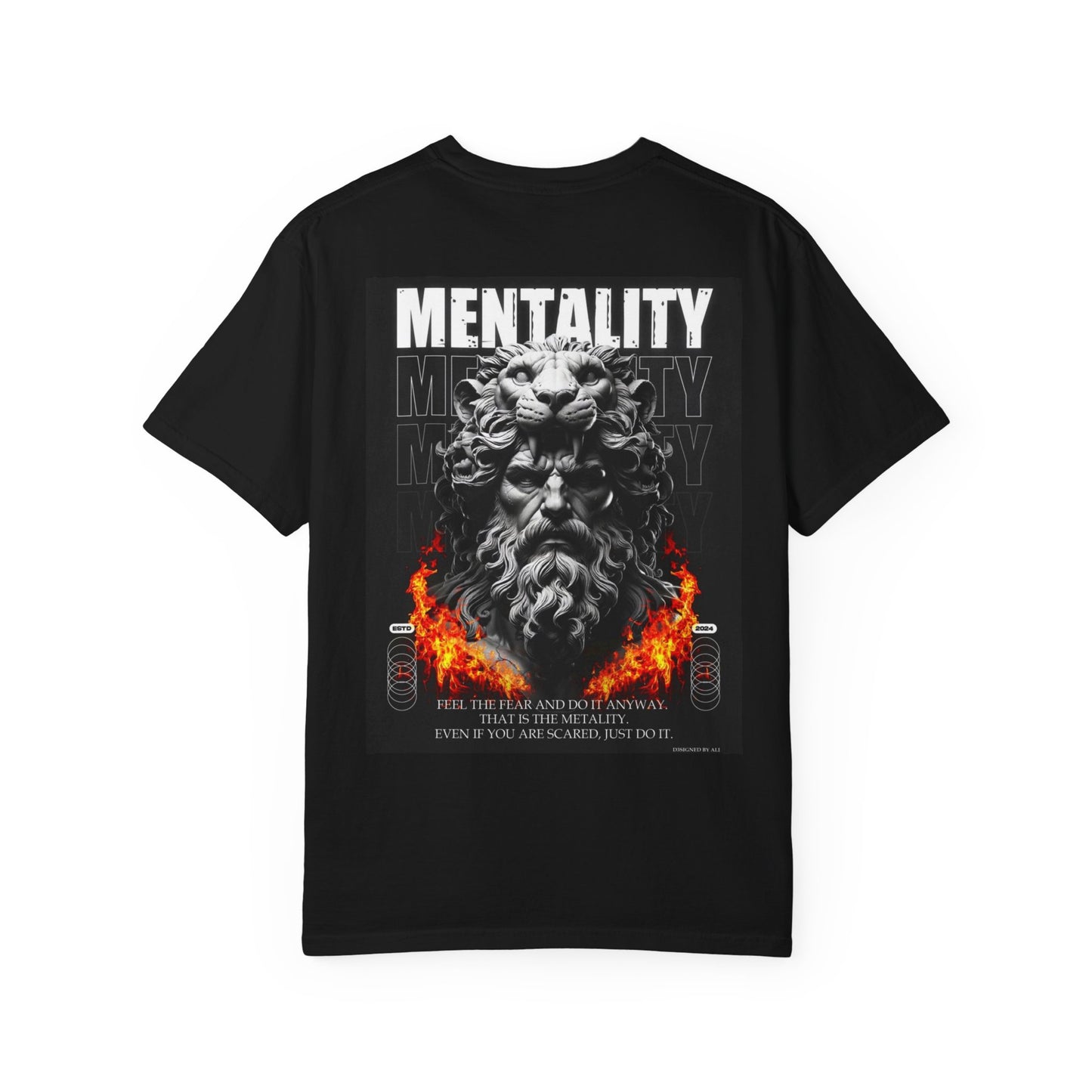 Mentality Lion Graphic T-shirt, Unisex Tee, Casual Wear, Gift for Him, Statement Shirt, Motivational Fashion