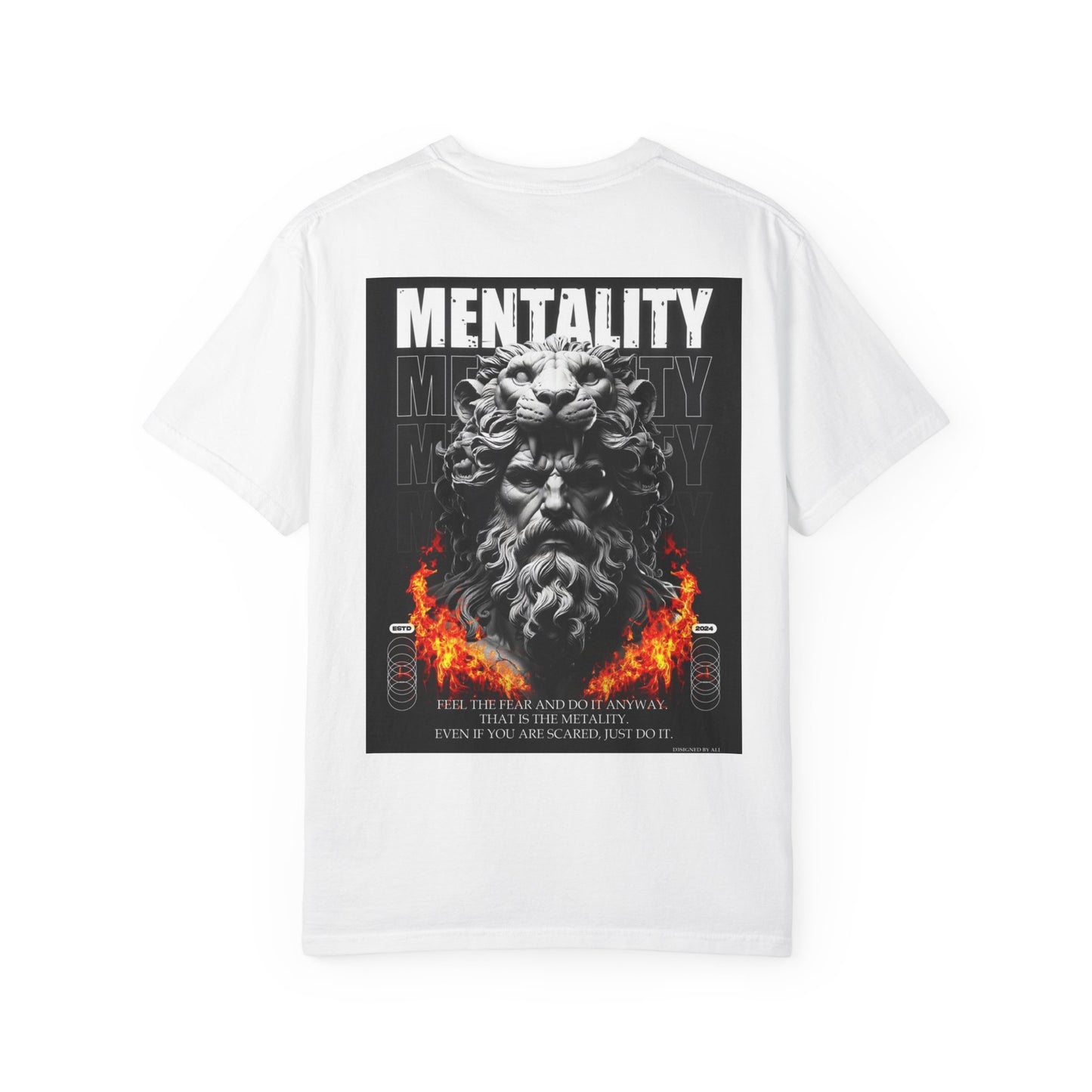 Mentality Lion Graphic T-shirt, Unisex Tee, Casual Wear, Gift for Him, Statement Shirt, Motivational Fashion