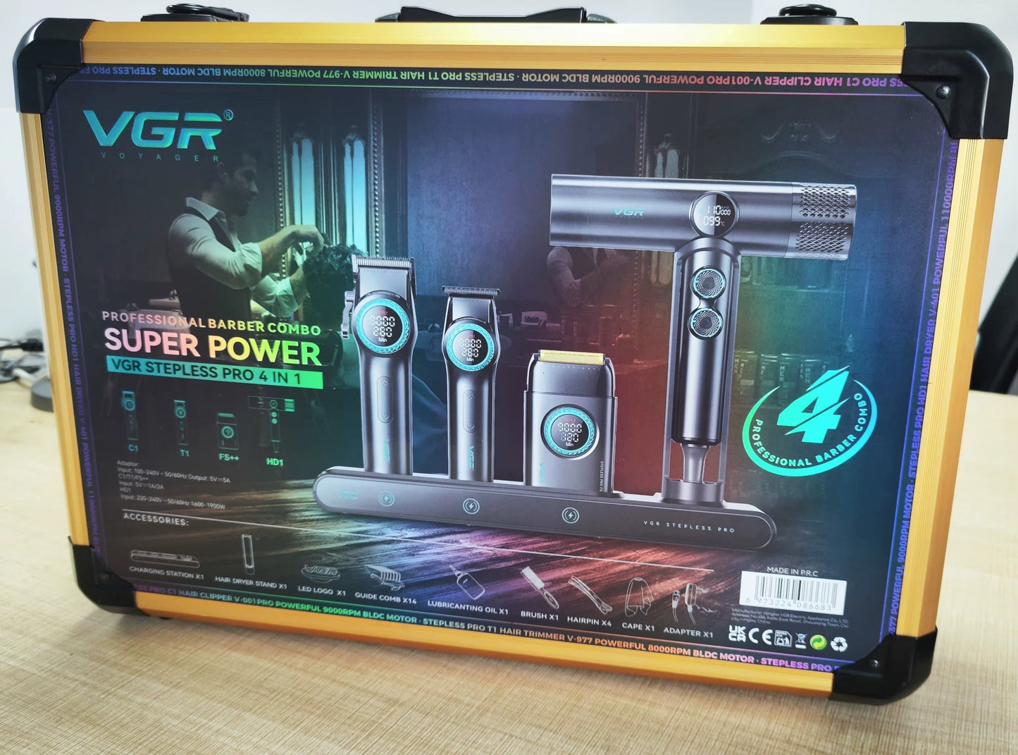 VGR 4-in-1 Professional Hair Kit