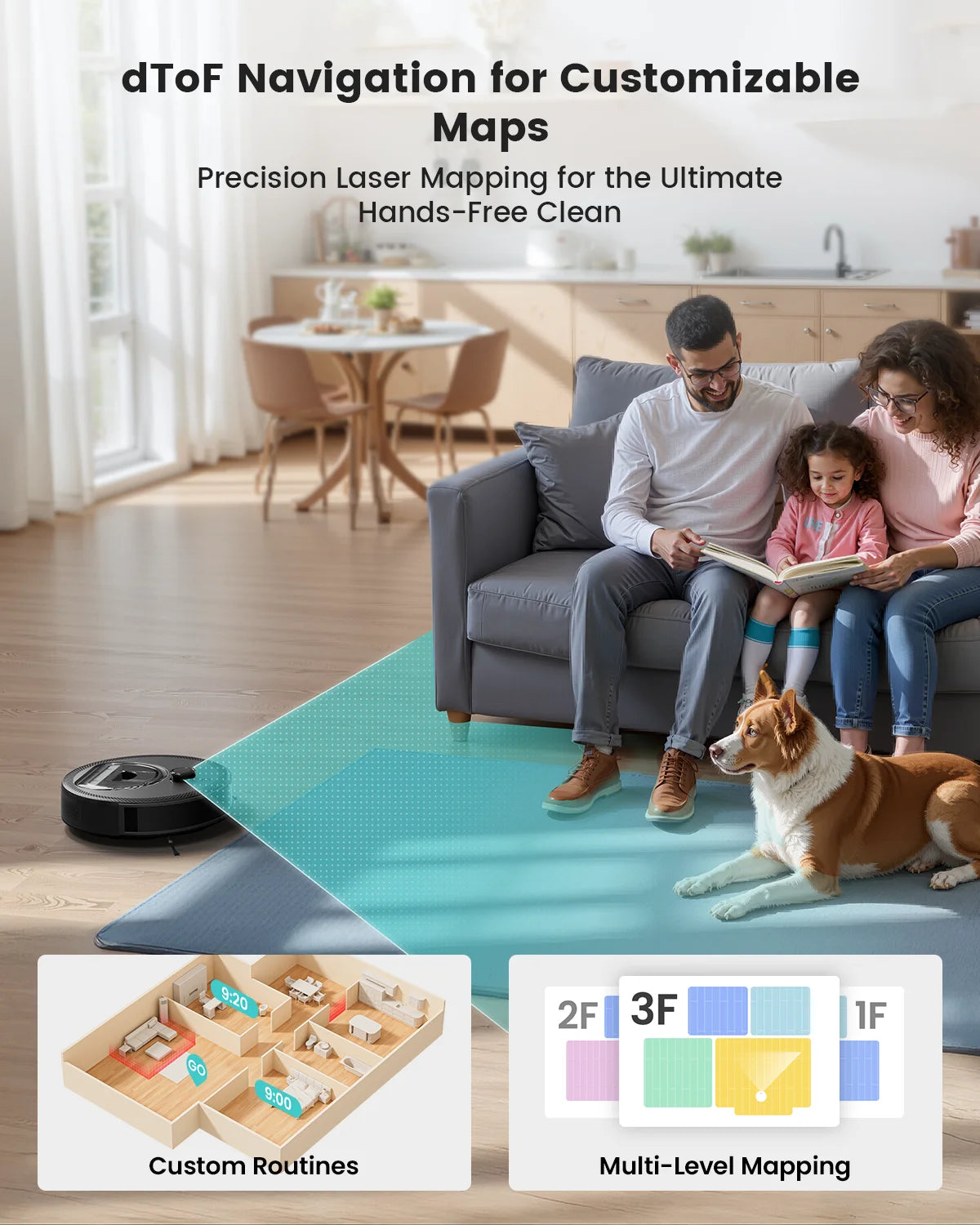 Lefant M330 Pro Robot Vacuum and Mop combo