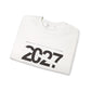 2027 Crewneck Sweatshirt – Minimal New Year Graphic Pullover