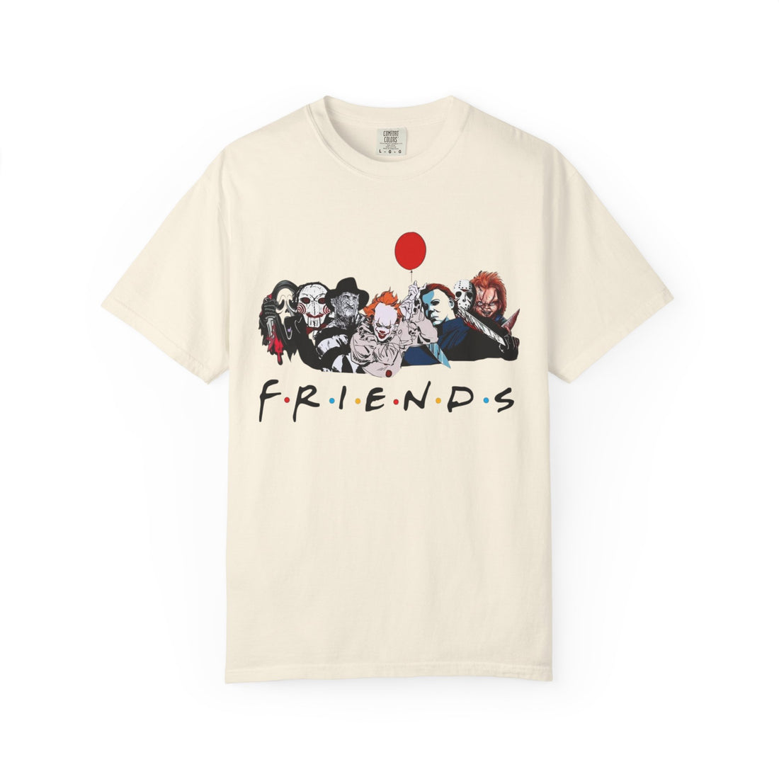 Friends Themed Unisex Garment-Dyed T-shirt