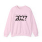 2027 Crewneck Sweatshirt – Minimal New Year Graphic Pullover