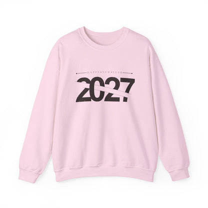 2027 Crewneck Sweatshirt – Minimal New Year Graphic Pullover