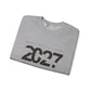 2027 Crewneck Sweatshirt – Minimal New Year Graphic Pullover