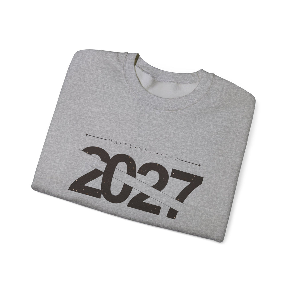 2027 Crewneck Sweatshirt – Minimal New Year Graphic Pullover
