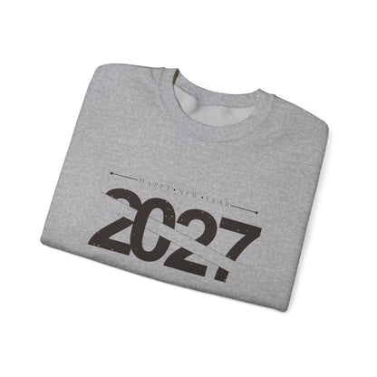 2027 Crewneck Sweatshirt – Minimal New Year Graphic Pullover