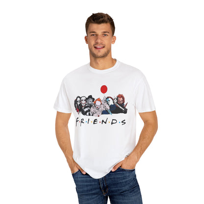 Friends Themed Unisex Garment-Dyed T-shirt