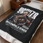 Underworld Kings Velveteen Plush Blanket — Yakuza Dragon Graphic Throw