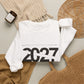 2027 Crewneck Sweatshirt – Minimal New Year Graphic Pullover