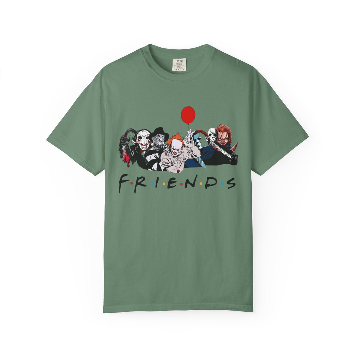 Friends Themed Unisex Garment-Dyed T-shirt