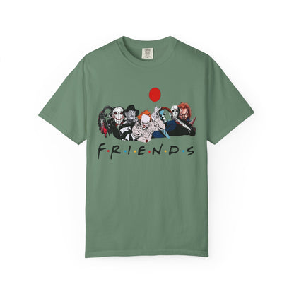 Friends Themed Unisex Garment-Dyed T-shirt