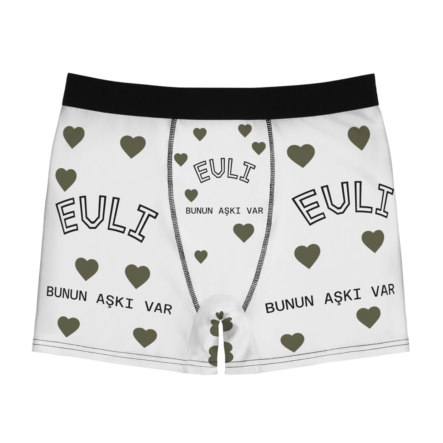Euli Heart Print Boxer Briefs — "Bunun Aşkı Var" All-Over Print