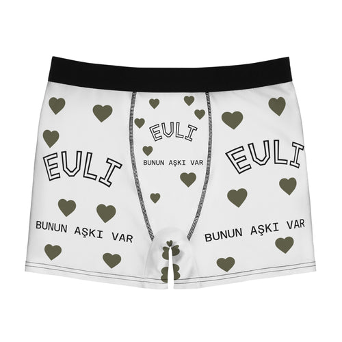 Euli Heart Print Boxer Briefs — "Bunun Aşkı Var" All-Over Print