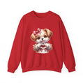 Cute Puppy Heart Crewneck Sweatshirt