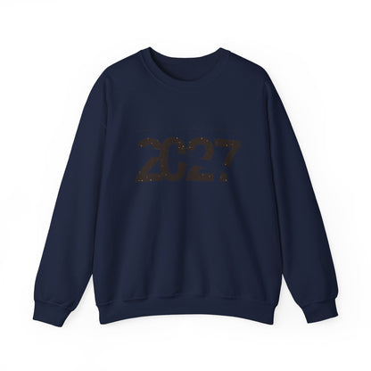2027 Crewneck Sweatshirt – Minimal New Year Graphic Pullover