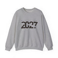 2027 Crewneck Sweatshirt – Minimal New Year Graphic Pullover