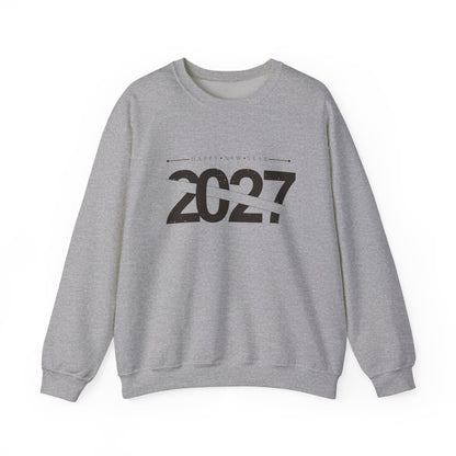 2027 Crewneck Sweatshirt – Minimal New Year Graphic Pullover