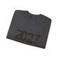 2027 Crewneck Sweatshirt – Minimal New Year Graphic Pullover