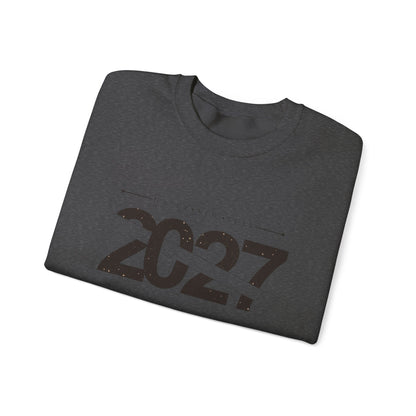 2027 Crewneck Sweatshirt – Minimal New Year Graphic Pullover