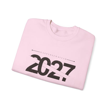 2027 Crewneck Sweatshirt – Minimal New Year Graphic Pullover