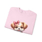 Cute Puppy Heart Crewneck Sweatshirt