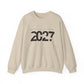 2027 Crewneck Sweatshirt – Minimal New Year Graphic Pullover