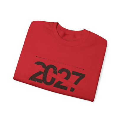 2027 Crewneck Sweatshirt – Minimal New Year Graphic Pullover