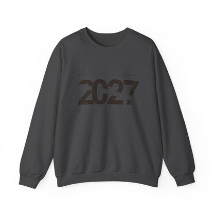 2027 Crewneck Sweatshirt – Minimal New Year Graphic Pullover