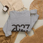 2027 Crewneck Sweatshirt – Minimal New Year Graphic Pullover