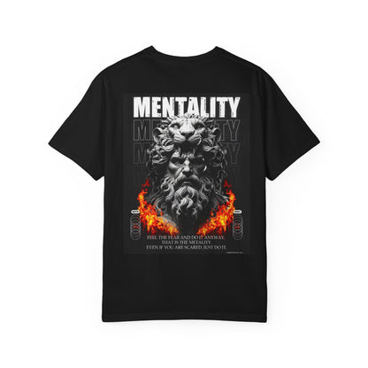 Mentality Lion Graphic T-shirt, Unisex Tee, Casual Wear, Gift for Him, Statement Shirt, Motivational Fashion