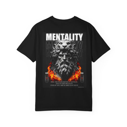 Mentality Lion Graphic T-shirt, Unisex Tee, Casual Wear, Gift for Him, Statement Shirt, Motivational Fashion