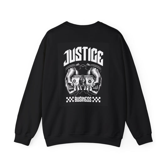 Justice Business Crewneck Sweatshirt