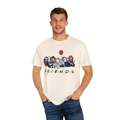 Friends Themed Unisex Garment-Dyed T-shirt