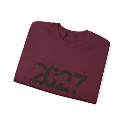 2027 Crewneck Sweatshirt – Minimal New Year Graphic Pullover