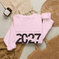 2027 Crewneck Sweatshirt – Minimal New Year Graphic Pullover