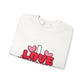 I Love You Heart Graphic Sweatshirt