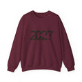 2027 Crewneck Sweatshirt – Minimal New Year Graphic Pullover