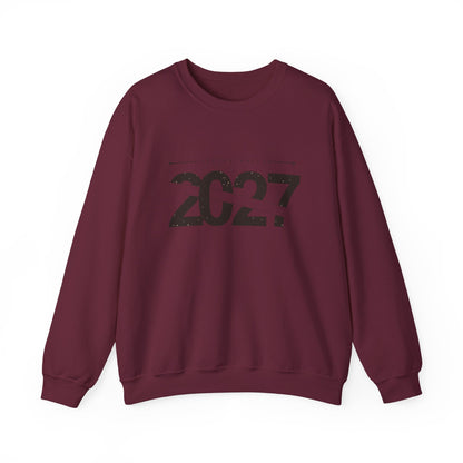 2027 Crewneck Sweatshirt – Minimal New Year Graphic Pullover