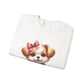 Cute Puppy Heart Crewneck Sweatshirt
