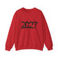 2027 Crewneck Sweatshirt – Minimal New Year Graphic Pullover