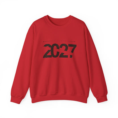 2027 Crewneck Sweatshirt – Minimal New Year Graphic Pullover