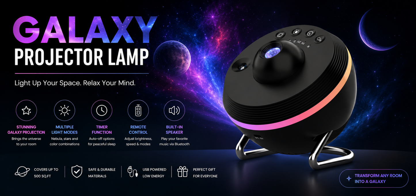 Galaxy Projector Lamp