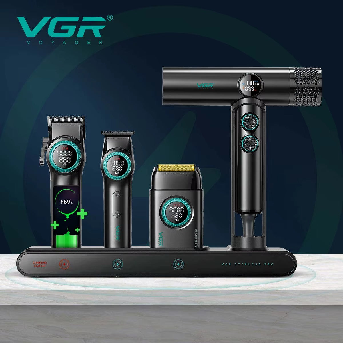 VGR 4-in-1 Professional Hair Kit