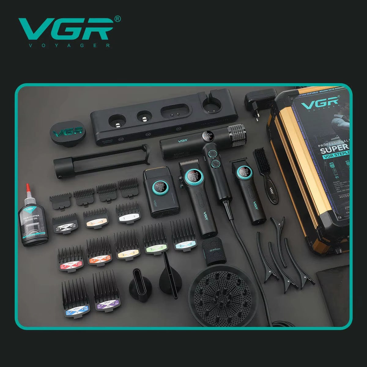 VGR 4-in-1 Professional Hair Kit