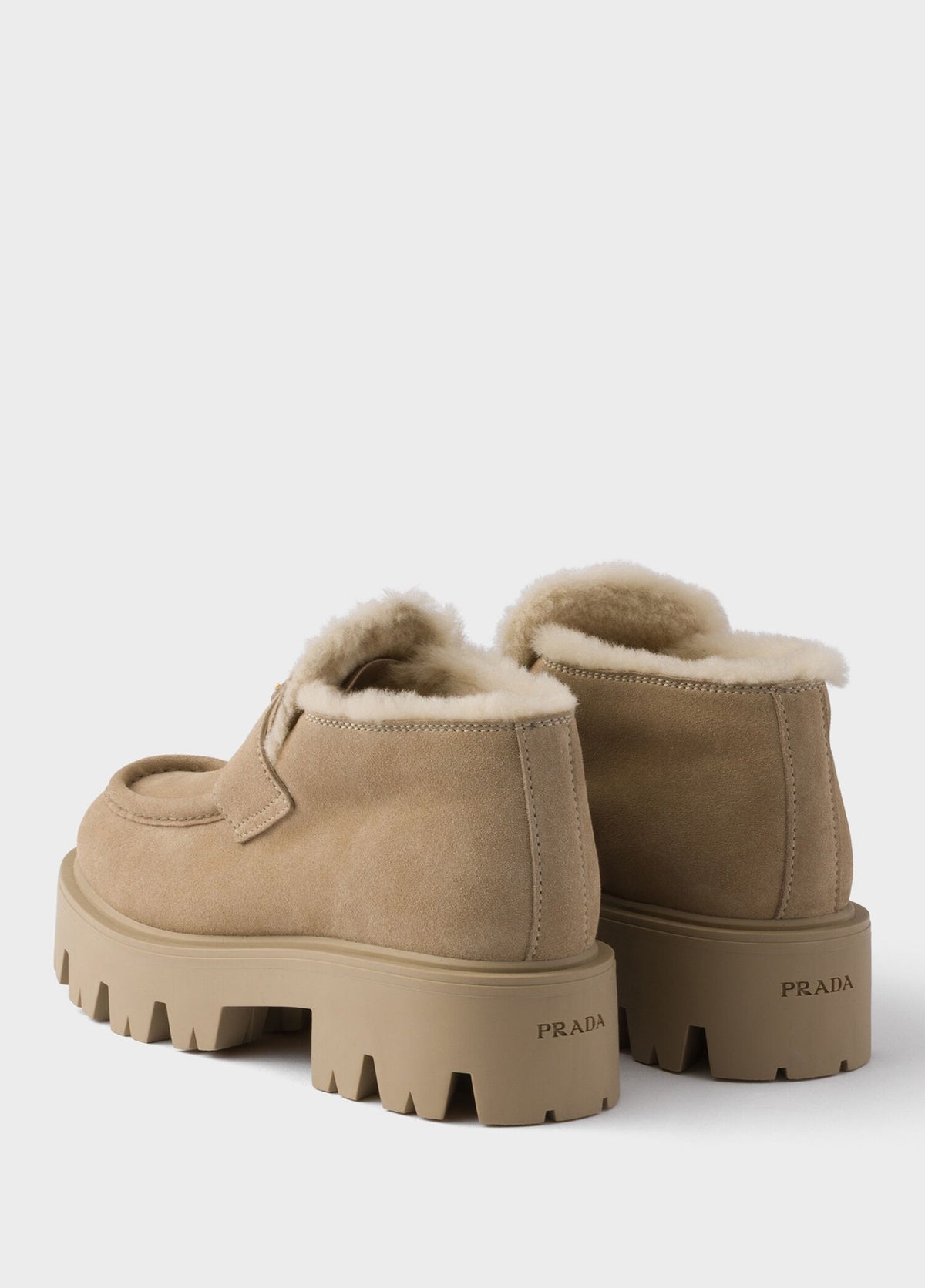 Women's Natural Suede Loafers