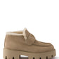 Women's Natural Suede Loafers