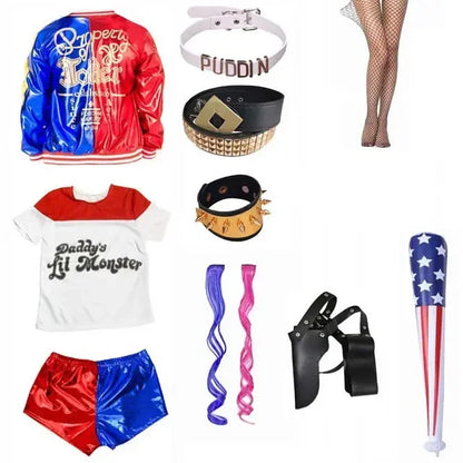 Harley Quinn Halloween Costume FOR CHILDREN
