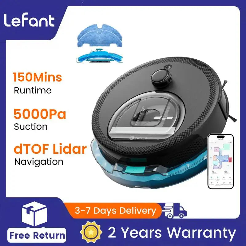 Lefant M330 Pro Robot Vacuum and Mop combo