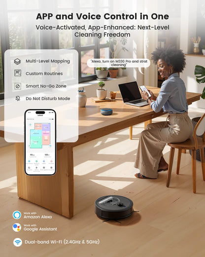 Lefant M330 Pro Robot Vacuum and Mop combo